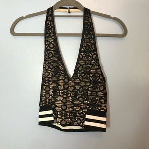 Halter crop top
